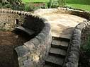 Circular Seating Area and Steps